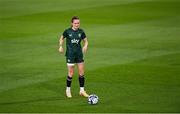 29 July 2023; Heather Payne during a Republic of Ireland training session at Meakin Park in Brisbane, Australia, ahead of their final Group B match of the FIFA Women's World Cup 2023, against Nigeria. Photo by Stephen McCarthy/Sportsfile