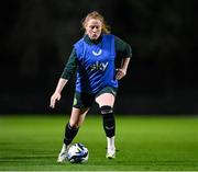 29 July 2023; Amber Barrett during a Republic of Ireland training session at Meakin Park in Brisbane, Australia, ahead of their final Group B match of the FIFA Women's World Cup 2023, against Nigeria. Photo by Stephen McCarthy/Sportsfile