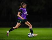 29 July 2023; Abbie Larkin during a Republic of Ireland training session at Meakin Park in Brisbane, Australia, ahead of their final Group B match of the FIFA Women's World Cup 2023, against Nigeria. Photo by Stephen McCarthy/Sportsfile