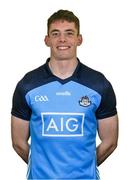 6 March 2023; Lee Gannon during a Dublin football squad portrait session at Parnell Park in Dublin. Photo by Brendan Moran/Sportsfile