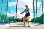 29 July 2023; Claire Kennedy of Birr AC, Offaly, competes in the women's hammer during day one of the 123.ie National Senior Outdoor Championships at Morton Stadium in Dublin. Photo by Sam Barnes/Sportsfile