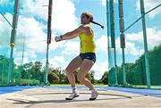 29 July 2023; Nicola Tuthill of UCD AC, Dublin, competes in the women's hammer during day one of the 123.ie National Senior Outdoor Championships at Morton Stadium in Dublin. Photo by Sam Barnes/Sportsfile