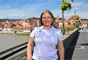 29 July 2023; Team Ireland Chef De Mission Nancy Chillingworth on the Old Bridge in Maribor during day six of the 2023 Summer European Youth Olympic Festival at in Maribor, Slovenia. Photo by Tyler Miller/Sportsfile