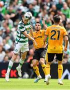 29 July 2023; Liam Scales of Celtic during the pre-season friendly match between Celtic and Wolverhampton Wanderers at the Aviva Stadium in Dublin. Photo by Seb Daly/Sportsfile