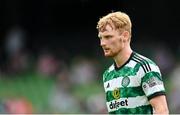 29 July 2023; Liam Scales of Celtic during the pre-season friendly match between Celtic and Wolverhampton Wanderers at the Aviva Stadium in Dublin. Photo by Seb Daly/Sportsfile