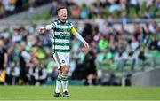 29 July 2023; Callum McGregor of Celtic during the pre-season friendly match between Celtic and Wolverhampton Wanderers at the Aviva Stadium in Dublin. Photo by Seb Daly/Sportsfile