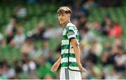 29 July 2023; Odin Thiago Holm of Celtic during the pre-season friendly match between Celtic and Wolverhampton Wanderers at the Aviva Stadium in Dublin. Photo by Seb Daly/Sportsfile