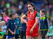 29 July 2023; Deirdre Doherty of Mayo after her side's defeat in the TG4 LGFA All-Ireland Senior Championship semi-final match between Kerry and Mayo at Semple Stadium in Thurles, Tipperary. Photo by Piaras Ó Mídheach/Sportsfile