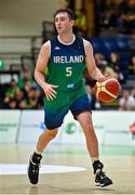 29 July 2023; CJ Fulton of Ireland during the FIBA Men's EuroBasket 2025 Qualifier match between Ireland and Croatia at National Basketball Arena in Dublin. Photo by Brendan Moran/Sportsfile