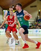 29 July 2023; Jordan Blount of Ireland during the FIBA Men's EuroBasket 2025 Qualifier match between Ireland and Croatia at National Basketball Arena in Dublin. Photo by Brendan Moran/Sportsfile