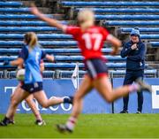 29 July 2023; Dublin manager Mick Bohan during the TG4 LGFA All-Ireland Senior Championship semi-final match between Dublin and Cork at Semple Stadium in Thurles, Tipperary. Photo by Piaras Ó Mídheach/Sportsfile