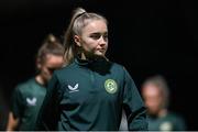 30 July 2023; Izzy Atkinson during a Republic of Ireland training session at Spencer Park in Brisbane, Australia, ahead of their final Group B match of the FIFA Women's World Cup 2023, against Nigeria. Photo by Stephen McCarthy/Sportsfile