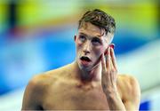 30 July 2023; Daniel Wiffen of Ireland after the Men’s 1500m Freestyle final during day seventeen of the 2023 World Aquatics Championships at Marine Messe Fukuoka Hall A in Fukuoka, Japan. Photo by Ian MacNicol/Sportsfile
