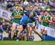30 July 2023; Cormac Costello of Dublin in action against Stephen O'Brien of Kerry during the GAA Football All-Ireland Senior Championship final match between Dublin and Kerry at Croke Park in Dublin. Photo by Piaras Ó Mídheach/Sportsfile