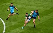 30 July 2023; Paudie Clifford of Kerry in action against Ciaran Kilkenny of Dublin during the GAA Football All-Ireland Senior Championship final match between Dublin and Kerry at Croke Park in Dublin. Photo by Daire Brennan/Sportsfile
