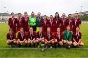 30 July 2023; Galway District League players after the FAI Women's U19 Inter-League Cup match between North Tipperary Schoolchildrens Football League and Galway District League at Jackman Park in Limerick. Photo by Michael P Ryan/Sportsfile