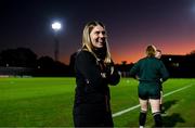 30 July 2023; Equipment manager Orla Haran during a Republic of Ireland training session at Spencer Park in Brisbane, Australia, ahead of their final Group B match of the FIFA Women's World Cup 2023, against Nigeria. Photo by Stephen McCarthy/Sportsfile
