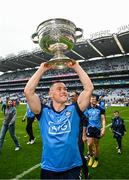 30 July 2023; Con O'Callaghan of Dublin with the Sam Maguire cup after the GAA Football All-Ireland Senior Championship final match between Dublin and Kerry at Croke Park in Dublin. Photo by Ramsey Cardy/Sportsfile