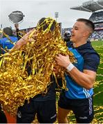 30 July 2023; Eoin Murchan, right, and Stephen Cluxton of Dublin after the GAA Football All-Ireland Senior Championship final match between Dublin and Kerry at Croke Park in Dublin. Photo by David Fitzgerald/Sportsfile