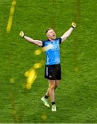 30 July 2023; Paddy Small of Dublin celebrates after the GAA Football All-Ireland Senior Championship final match between Dublin and Kerry at Croke Park in Dublin. Photo by Daire Brennan/Sportsfile
