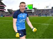 30 July 2023; Paddy Small of Dublin celebrates after his side's victory in the GAA Football All-Ireland Senior Championship final match between Dublin and Kerry at Croke Park in Dublin. Photo by Seb Daly/Sportsfile