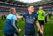 30 July 2023; Dublin goalkeeper Stephen Cluxton after the GAA Football All-Ireland Senior Championship final match between Dublin and Kerry at Croke Park in Dublin. Photo by Ramsey Cardy/Sportsfile