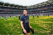 30 July 2023; Dublin goalkeeper Stephen Cluxton after the GAA Football All-Ireland Senior Championship final match between Dublin and Kerry at Croke Park in Dublin. Photo by Ramsey Cardy/Sportsfile