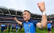 30 July 2023; Eoin Murchan of Dublin celebrates after his side's victory in the GAA Football All-Ireland Senior Championship final match between Dublin and Kerry at Croke Park in Dublin. Photo by Seb Daly/Sportsfile