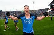 30 July 2023; John Small of Dublin celebrates after the GAA Football All-Ireland Senior Championship final match between Dublin and Kerry at Croke Park in Dublin. Photo by Ramsey Cardy/Sportsfile