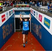 30 July 2023; James McCarthy of Dublin walks down the tunnel after the GAA Football All-Ireland Senior Championship final match between Dublin and Kerry at Croke Park in Dublin. Photo by Ramsey Cardy/Sportsfile