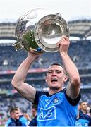 30 July 2023; Brian Fenton of Dublin celebrates with the Sam Maguire Cup after his side's victory in the GAA Football All-Ireland Senior Championship final match between Dublin and Kerry at Croke Park in Dublin. Photo by Piaras Ó Mídheach/Sportsfile