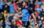 30 July 2023; Jack McCaffrey of Dublin celebrates victory at the final whistle of the GAA Football All-Ireland Senior Championship final match between Dublin and Kerry at Croke Park in Dublin. Photo by Brendan Moran/Sportsfile