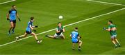 30 July 2023; David Clifford of Kerry gets a hand-pass away during the GAA Football All-Ireland Senior Championship final match between Dublin and Kerry at Croke Park in Dublin. Photo by Daire Brennan/Sportsfile