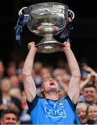 30 July 2023; Brian Fenton of Dublin lifts the Sam Maguire Cup after his side's victory in the GAA Football All-Ireland Senior Championship final match between Dublin and Kerry at Croke Park in Dublin. Photo by Seb Daly/Sportsfile