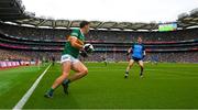 30 July 2023; David Clifford of Kerry in action against by Michael Fitzsimons of Dublin during the GAA Football All-Ireland Senior Championship final match between Dublin and Kerry at Croke Park in Dublin. Photo by Ray McManus/Sportsfile