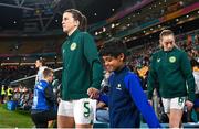 31 July 2023; Niamh Fahey of Republic of Ireland before the FIFA Women's World Cup 2023 Group B match between Republic of Ireland and Nigeria at Brisbane Stadium in Brisbane, Australia. Photo by Stephen McCarthy/Sportsfile
