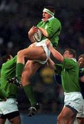 12 November 1996; Jeremy Davidson of Ireland during the Autumn International between Ireland and Western Samoa at Lansdowne Road in Dublin, Ireland. Photo by Brendan Moran/Sportsfile