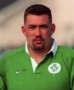20 March 1998; Justin Fitzpatrick of Ireland prior to the 'A' Rugby International between Ireland and Wales in Thomond Park in Limerick. Photo by David Maher/Sportsfile