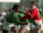 20 March 1998; Kieron Dawson of Ireland during the 'A' Rugby International between Ireland and Wales in Thomond Park in Limerick. Photo by David Maher/Sportsfile