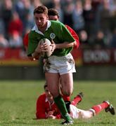 20 March 1998; Killian Keane of Ireland during the 'A' Rugby International between Ireland and Wales in Thomond Park in Limerick. Photo by David Maher/Sportsfile