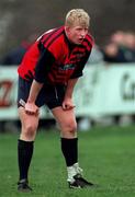 14 February 1998; Leo Cullen of Blackrock College during the All-Ireland League Division 1 match between Blackrock College RFC and Dungannon RFC at Stradbrook Road in Dublin. Photo by Brendan Moran/Sportsfile