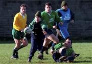 14 January 1998; Niall Hogan during Ireland rugby squad training at Suttonians Rugby Club in Dublin. Photo by David Maher/Sportsfile