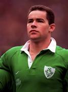 7 March 1998; Andy Ward of Ireland on his debut prior to the Five Nations Rugby Championship match between France and Ireland at the Stade De France in Paris, France. Photo by Brendan Moran/Sportsfile