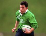 16 March 1998; Ciaran Clarke during Ireland rugby squad training at the University of Limerick in Limerick. Photo by David Maher/Sportsfile