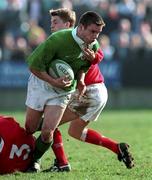 20 March 1998; Darragh O'Mahony of Ireland during the 'A' Rugby International between Ireland and Wales in Thomond Park in Limerick. Photo by David Maher/Sportsfile