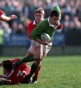 20 March 1998; Darragh O'Mahony of Ireland during the 'A' Rugby International between Ireland and Wales in Thomond Park in Limerick. Photo by David Maher/Sportsfile