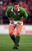 18 November 1995; David Corkery of Ireland during the Autumn International match between Ireland and Fiji at Lansdowne Road in Dublin. Photo by David Maher/Sportsfile