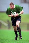 3 March 1998; David Corkery during Ireland rugby squad training at the University of Limerick in Limerick. Photo by Matt Browne/Sportsfile