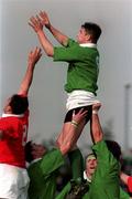 20 March 1998; David Wallace of Ireland during the 'A' Rugby International between Ireland and Wales in Thomond Park in Limerick. Photo by David Maher/Sportsfile