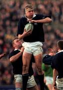 7 February 1998; Doddie Weir of Scotland during the Five Nations Rugby Championship match between Ireland and Scotland at Lansdowne Road in Dublin, Ireland. Photo by Brendan Moran/Sportsfile
